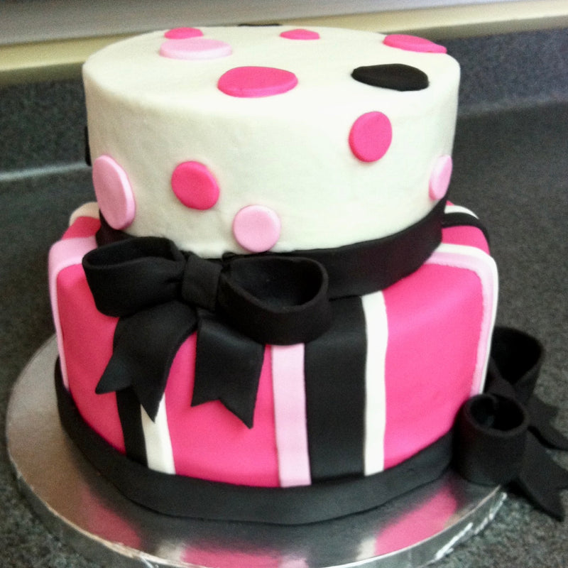 Black and Pink Ribbon