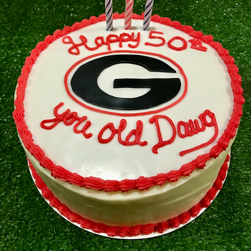 Georgia discount bulldogs cake