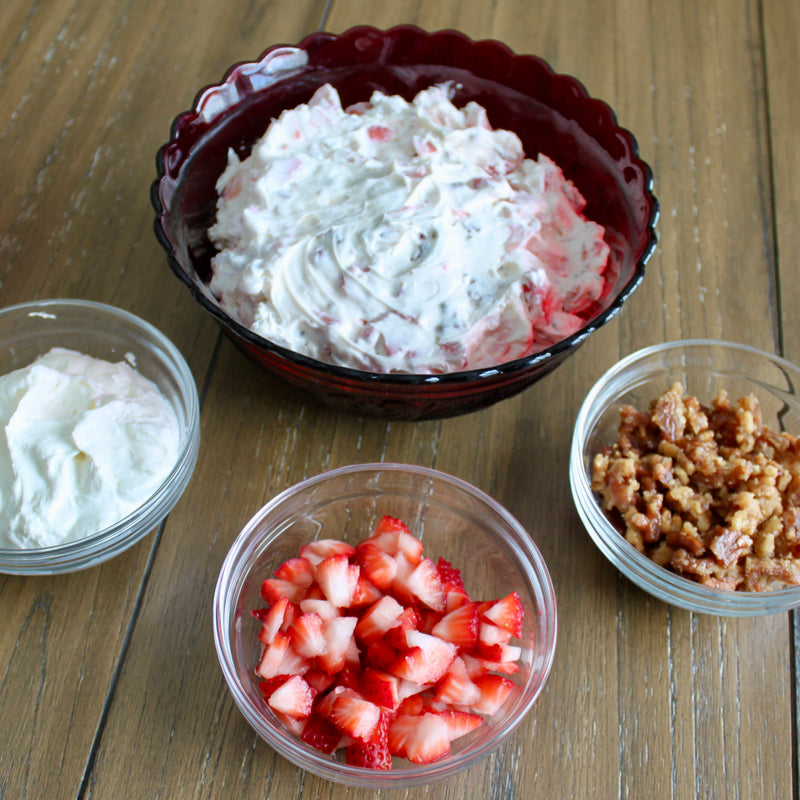 Strawberry Pecan Pretzel Salad